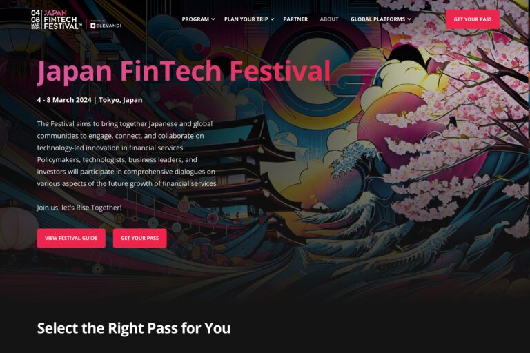 Japan FinTech Festival、3/4〜8開催──世界中からフィンテック関係者が東京に