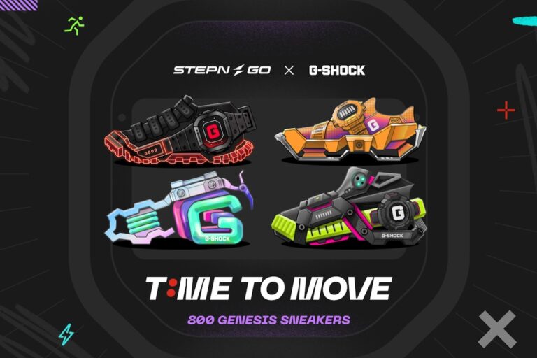 歩いて稼ぐ「STEPN GO」と「G-SHOCK」がコラボ──NFTスニーカーを限定販売