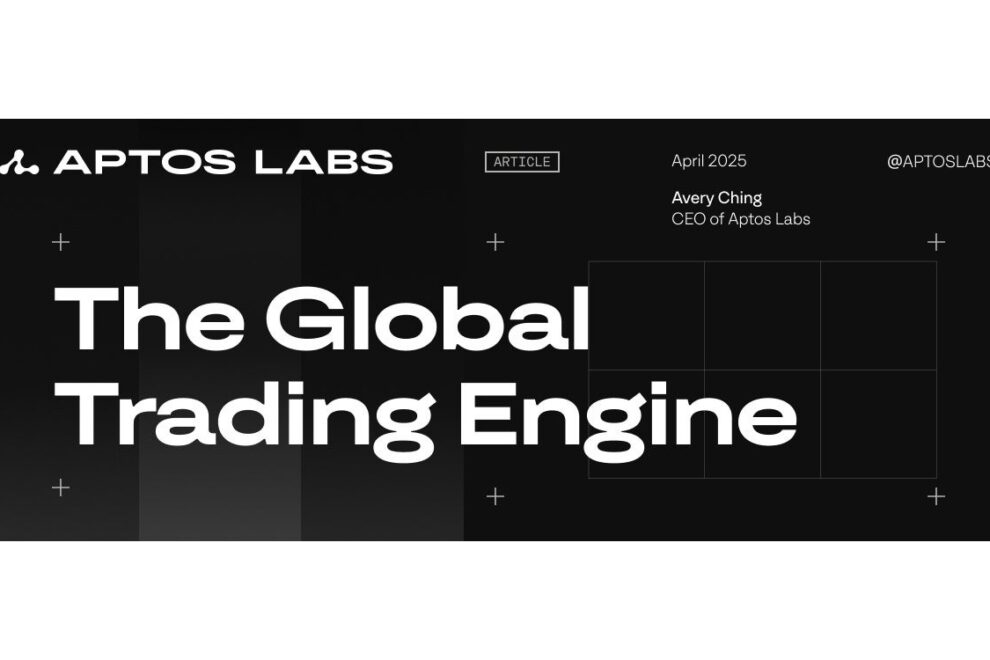 Aptos、「Global Trading Engine」構想を発表──万博が普及を促進するか
