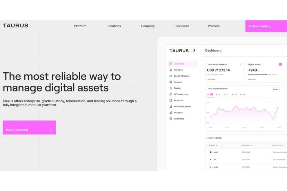 スイスのフィンテック企業Taurus、米Blockdaemonと提携──機関投資家向けステーキングサービスを拡充