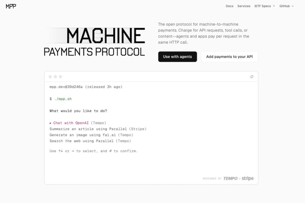 AIが“そのまま支払う”時代へ──Stripe、決済プロトコル「MPP」発表