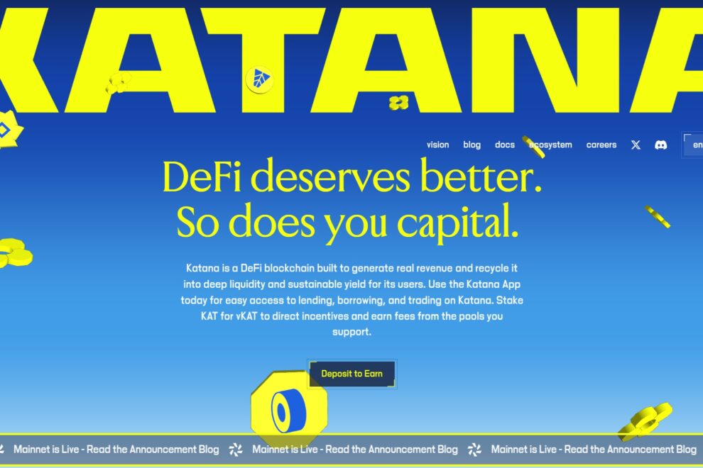 DeFi特化型チェーンのカタナ、老舗DEXを買収