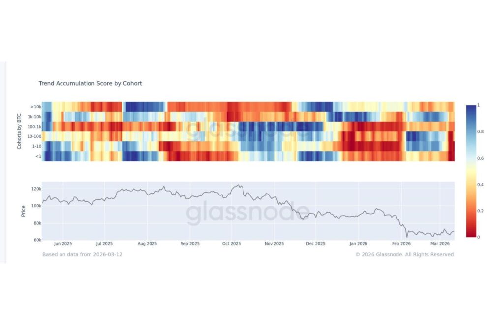 ビットコイン、7万ドル付近でも売り強まる──全サイズのウォレットで進行