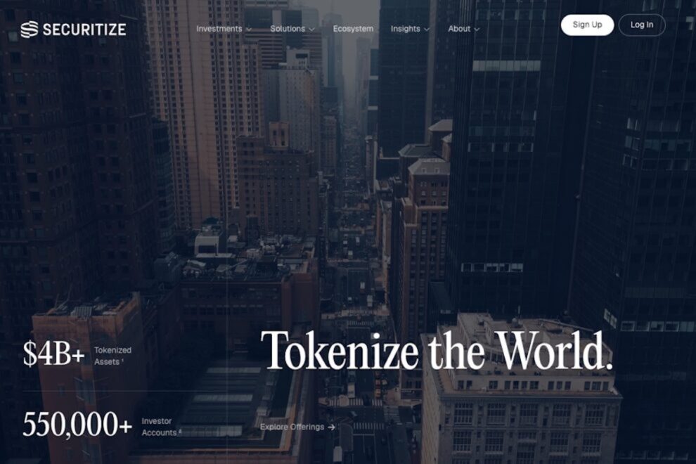 Securitize、SEC登録投資顧問業者に──機関投資家向け事業を強化