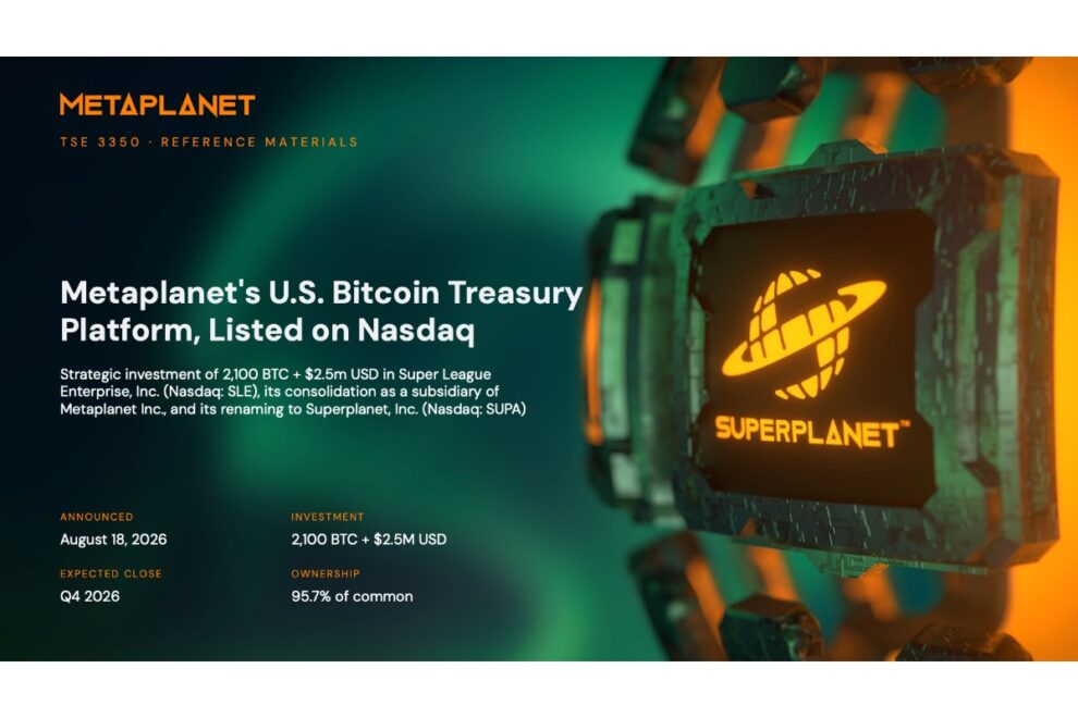 メタプラネット買収発表の米上場企業、株価一時144％急騰