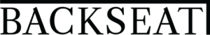 Brand logo reading BACKSEAT on a dark background.