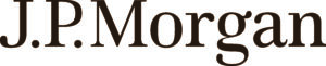 J.P. Morgan wordmark logo in serif font