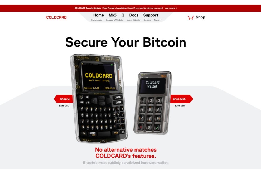 COLDCARD流出犯、盗難ビットコインを初移動──DEX経由で資金洗浄か
